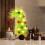 Lime Green Pre-lit Mini Christmas Tree 15.7 inch 3