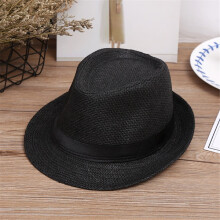 Beach Jazz Fedora Panama Gangster Kids Summer Straw Hat Cap Children Hat Baby Care Baby Memory Books