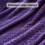Mørkelilla flanellfleece-kasteteppe 5