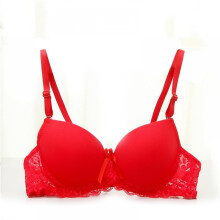 Push-up bh voor dames met kant, comfortabele gewatteerde beugel, liftend effect en een extra cupmaat.