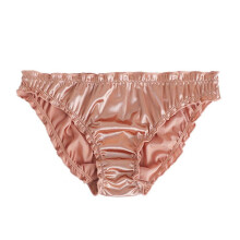 Chiloți bikini sexy din satin mătăsos pentru femei - Lenjerie intimă pentru femei