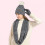 Σετ Κασκόλ και Γαντιών για Γυναικεία Καπέλα Beanie Ζεστά Χειμερινά Γάντι Πλέξιμο 5