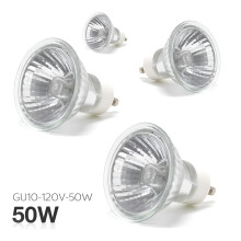 Ampoule halogène HIBIBUD GU10 50 W 120 V (lot de 4)