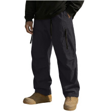 Calça Cargo Masculina Lulshou com Forro de Lã, Resistente à Água, para Caminhadas, Cintura Elástica, com Bolsos, Ideal para Trabalho no Inverno,