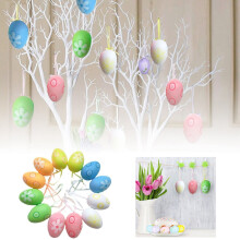 Osterdekorationen für Zuhause, Ostereier-Dekorationen, DIY-Spielzeug für Kinder, bunte Ostereier-Anhänger, Hängedekorationen, Dekorationen für