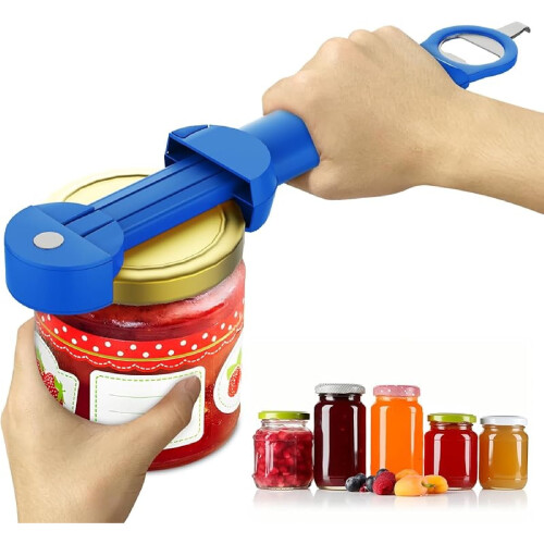 Ouvre-bouteille rétractable avec étriers réglables et
