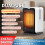 Chauffage d'appoint Xhy 1000 W à double usage (air chaud/froid), télécommande, minuterie, oscillation – Blanc 1