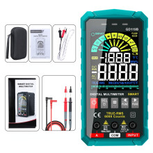 TSM-599Smart digitale multimeter, TRMS6000 tellingen, NCV spanningsmeter, DC/AC V/A, weerstand, continuïteit, diode, capaciteit, Hz%, temperatuur,