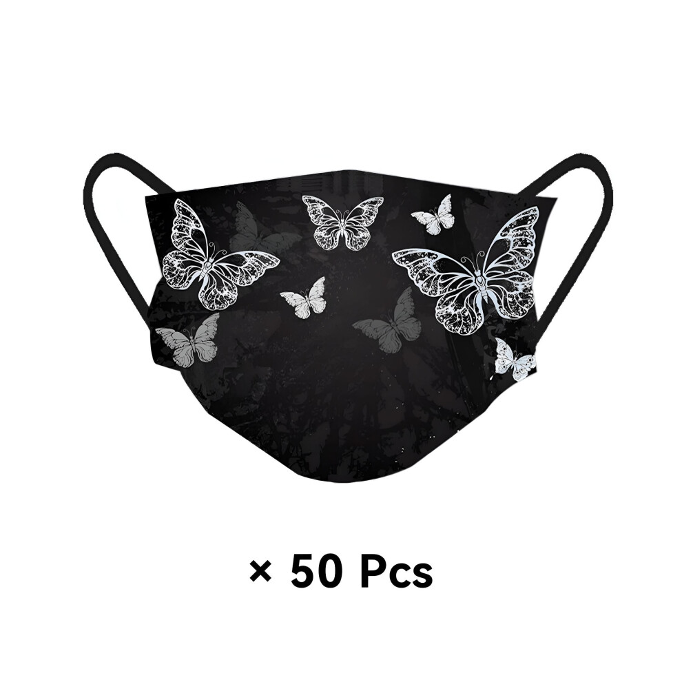 4Pcs Face Mask,Adult Dustproof Protection Dust Mask,Three-Layer Cotton Design Masks Disposable 9557311261749