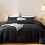 Olijfgroene kingsize dekbedset (3-delig) 2