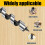 Broca manual portátil de 25 cm (10 polegadas), broca tipo Scotch Eye para madeira, furador manual para camping e trilhas – compatível com cabos 6