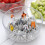 Japceit Kichen Tools, Fruit fork Plastic Lunch Box Decoration Pick Cake Snack Fruit Pick Platter Fruit fork Set Lunch Box Decoration, Kitchen Needs 7