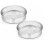 Conjunto de 2 formas redondas para bolo de 24 cm (9½ polegadas), em aço inoxidável, atóxicas e saudáveis, com acabamento espelhado e próprias 1