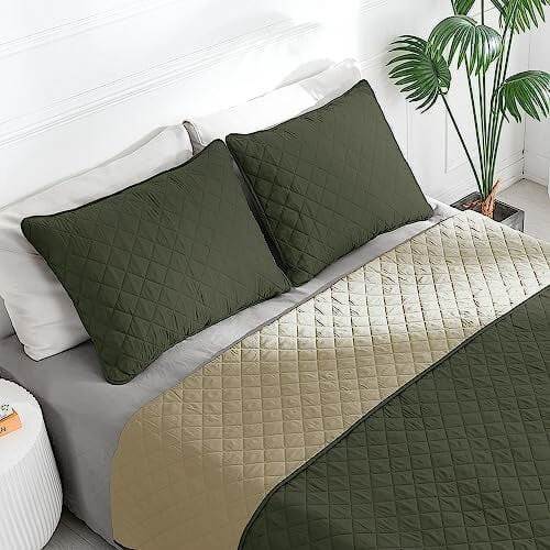 Σετ παπλώματος διπλής όψης King Size (1 πάπλωμα + 2 καλύμματα), μαλακό, ανθεκτικό στο 1