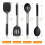 Ensemble de 4 ustensiles de cuisine en silicone 2