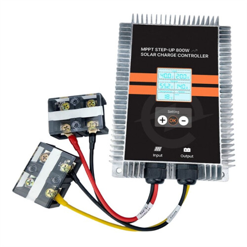 Boost MPPT Solar Charging Controller 24-85V to 18-65V 800w Voltage Adjustable with Display Automatic Electric Vehicle