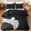 Olijfgroene kingsize dekbedset (3-delig) 5