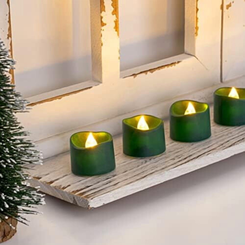 LED-värmeljus 3,8 cm i diameter, varmvit, 12-pack 1