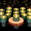 Lilla LED-telys, flammeløs flimring, 200 timer 1