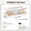 Clear Tissue Box with Auto Spring, Rectangular Napkin Dispenser for Bathroom/Kitchen/Office (Compatible with Comb) 6