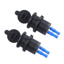 2X 5V 2.1A + 2.1A 12V-24V Dual USB Enchufe Tomas de Corriente Impermeable de Vehiculo Coche