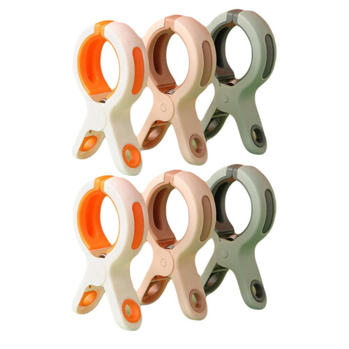 Mollette da bucato in plastica resistenti OUNONA con molla in metallo (6 1