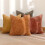 Lot de 4 housses de coussin en chenille 18x18 pouces 2