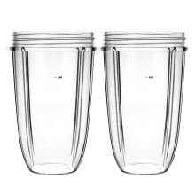 Confezione da 2 pezzi di ricambio per frullatore Nutribullet, tazza da 32 oz con lama estrattore di ricambio, compatibile con i frullatori