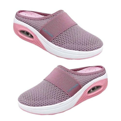Γυναικεία σανδάλια με πλατφόρμα Air Cushion Mesh Mules για γυναίκες, ελαφριά παπούτσια 2