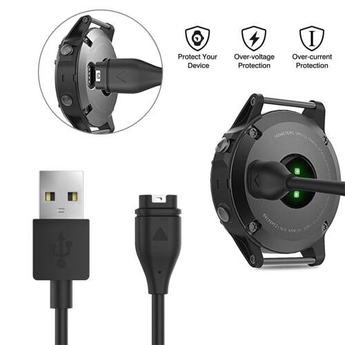 Cabo de carregamento compatível com Garmin Vivoactive3, D2Charlie, Fenix5S e Vivosport. 1