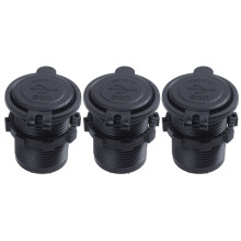3X 5V 2.1A + 2.1A 12V-24V Dual USB Enchufe Tomas de Corriente Impermeable de Vehiculo Coche