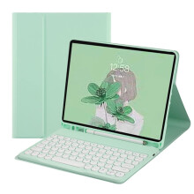 Kompatibel med iPad Mini5/4/3/2/1 tastaturdeksel – smart skinndeksel med Bluetooth-tastatur, gul