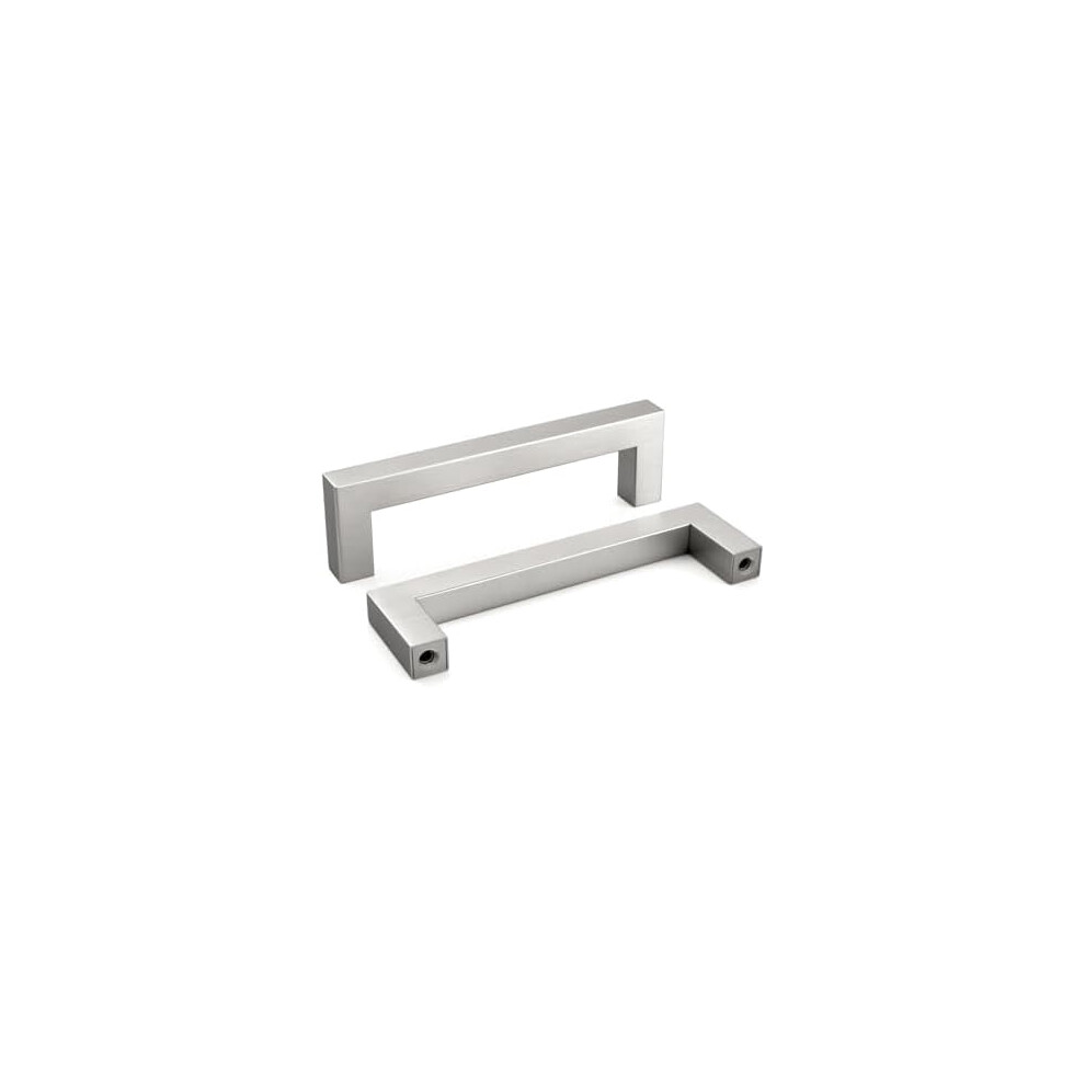 1 Pack 4 Inch Brushed Nickel Cabinet Pulls Stainless Steel Kitchen Dresser Hardware For Drawer, Cupboard 9557311265433