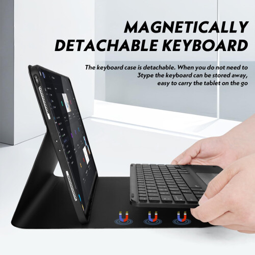Θήκη πληκτρολογίου touchpad συμβατή με iPad 10ης γενιάς (10.9", 2022), Trackpad πολλαπλής αφής, 1