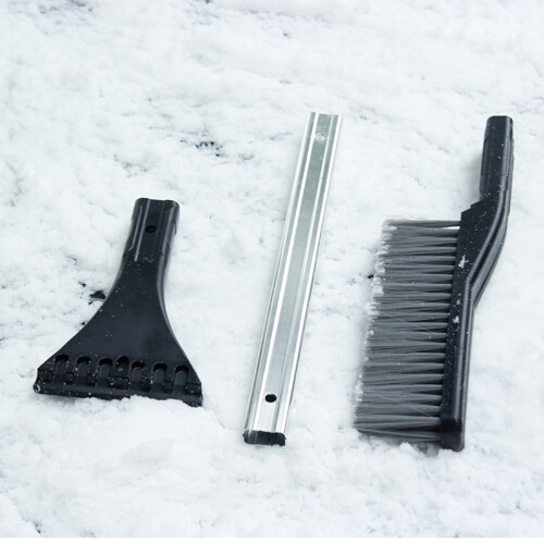 2 in Car Windshield Snow Cleaning Brush Scraper with 1