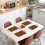 Herfst pompoen tafelmatten 12x18 inch, set van 4 3