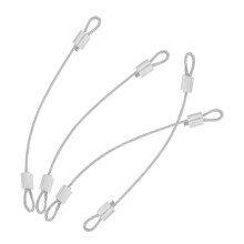4-Pack Metal Security Chain Link Cables with for Electric Fan Accessories, Adjustable Length Design