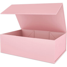 Boîte cadeau magnétique rose 10 x 6 x 3 pouces