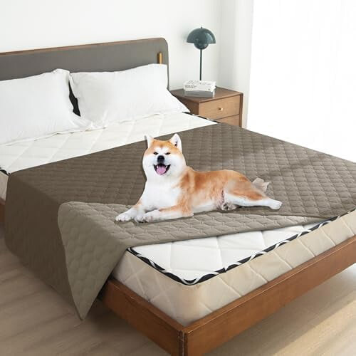 Manta impermeável dupla face para cães, 173 x 208 cm (68 x 82 polegadas) 1
