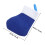 Weihnachtsbesteck-Socken, blauer Stoff, 8er-Pack 5