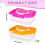 2-Tier Deviled Egg Container Deviled Egg Holder with Lid and Handle Removable Tray for Refrigerator Freezer Storage, Holds 24 Eggs (1PC, Orange) 3