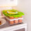2-Tier Deviled Egg Container Deviled Egg Holder with Lid and Handle Removable Tray for Refrigerator Freezer Storage, Holds 24 Eggs (1PC, Orange) 6