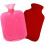 2-Liter-Wärmflasche mit gestricktem Bezug, rot 1