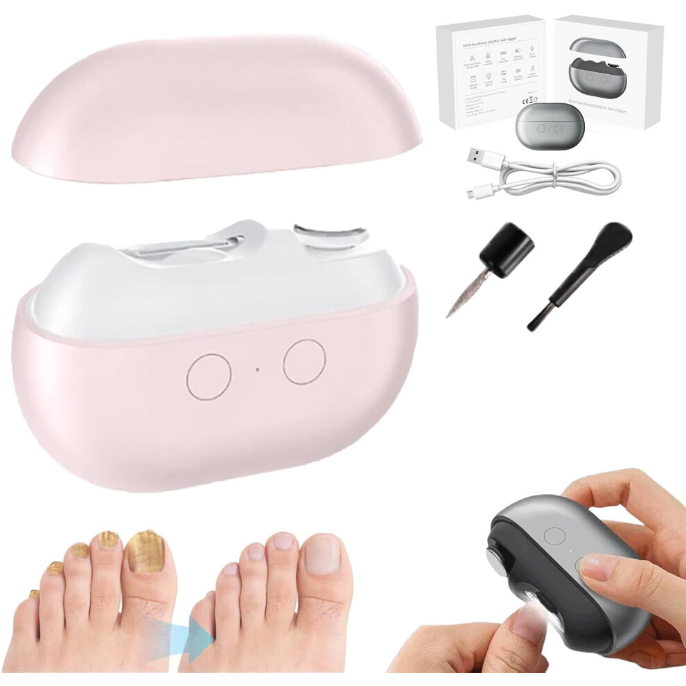 Light Easy Clip Nail Clippers Â 2026 Smart Electric Nail Clipper For Seniors, Led Storage Box, Painless Thick Nail Trimmer, Arthritis-Friendly