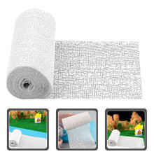 OUNONA Miniature Landscape Cloth White Model Making Material for Hobby DIY Enthusiasts with 1 Pair