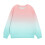 Mädchen-Sweatshirt, lässig, leicht, mit Batikmuster, langen Ärmeln, Crop-Top, Pullover 7