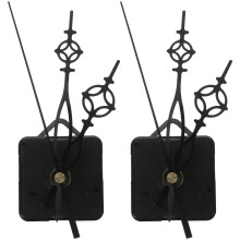 HEMOTON DIY Klokmechanisme Kit met Krachtig Kunststof Mechanisme voor Klokreparatie en -vervanging (2 sets)