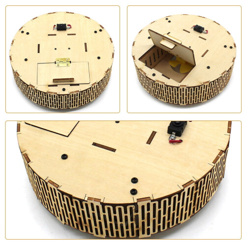 Μοντέλο ηλεκτρικής σκούπας ρομπότ DIY Επιστημονικό πείραμα DIY Εκπαιδευτικό κιτ 2