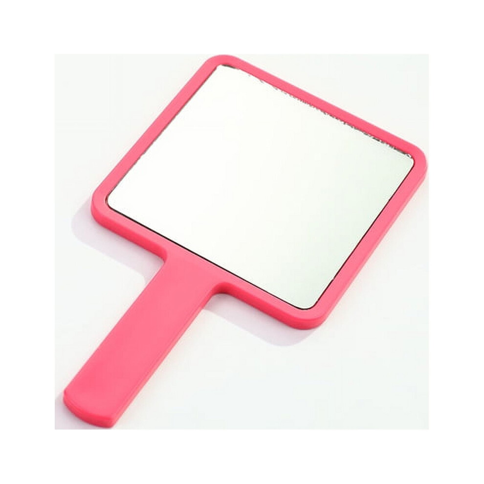 Handheld Square Makeup Mirror with Handle 1 PC