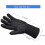 Grillhandschuhe, hitzebeständig, 33 cm, schwarz, 2er-Pack 7